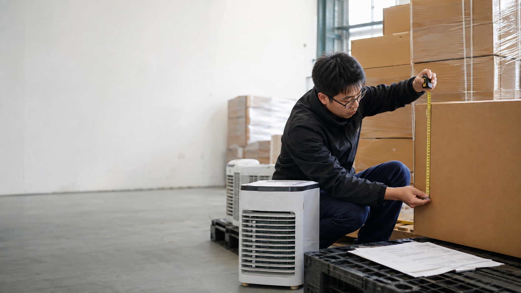 Carton Volume and Container Planning for Cooling Product Imports — ChillNexa B2B cooling-product buyer guide editorial image
