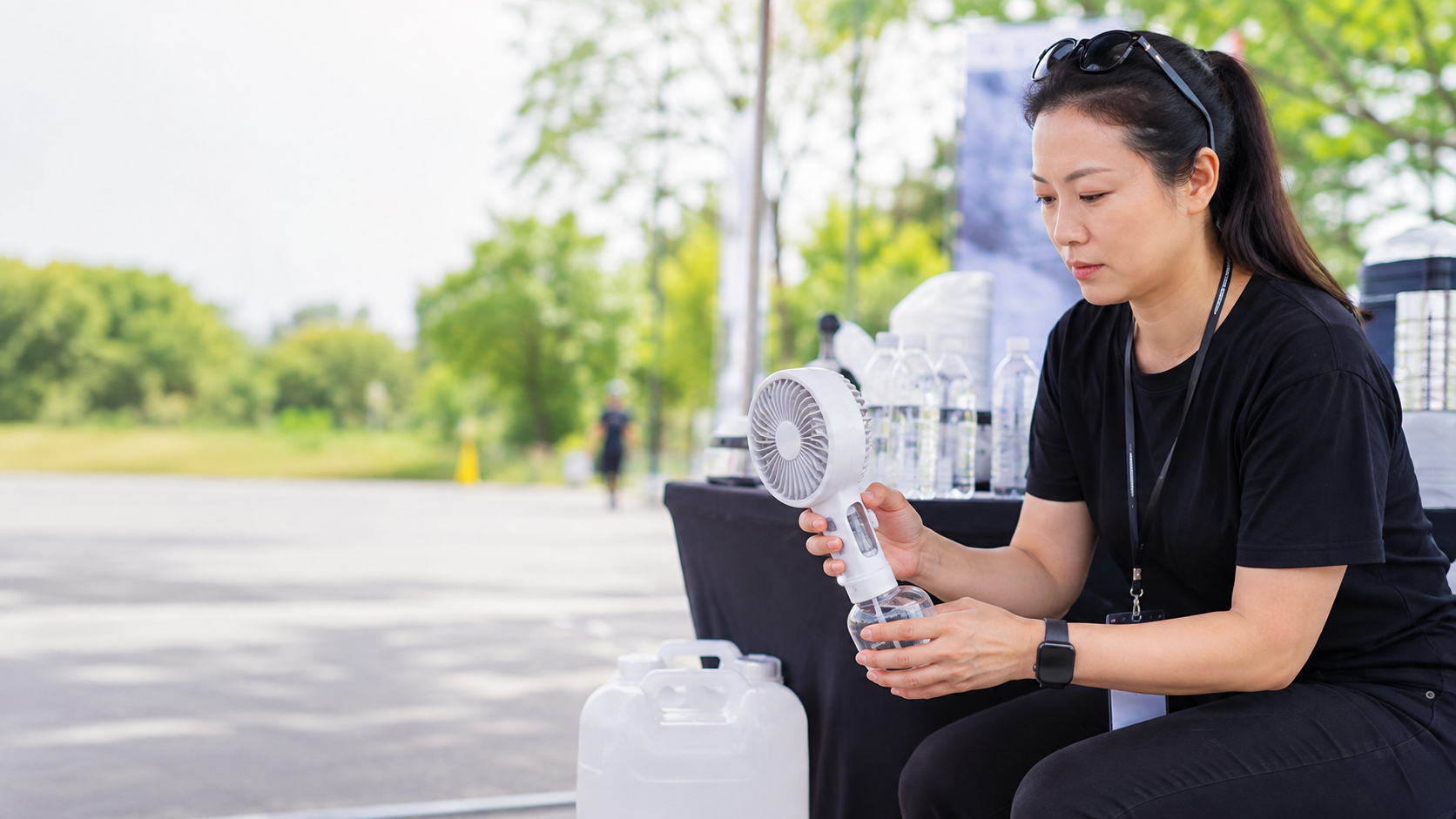 How to Choose a Mist Fan Water Tank Size for Outdoor Programs — ChillNexa B2B cooling-product buyer guide editorial image