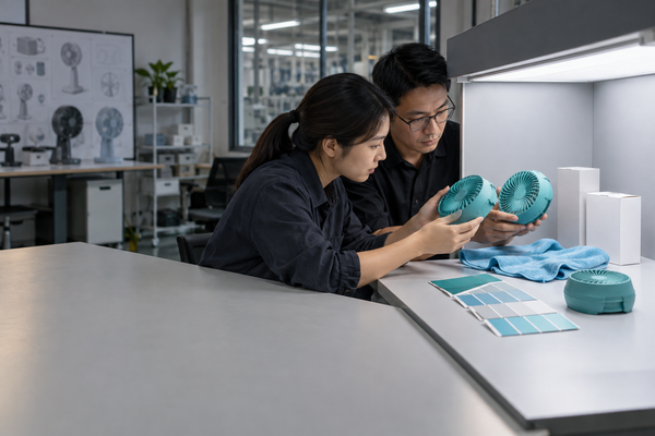 Cooling Product Color Matching: Plastic, Textile and Packaging Control — ChillNexa B2B cooling-product buyer guide editorial image