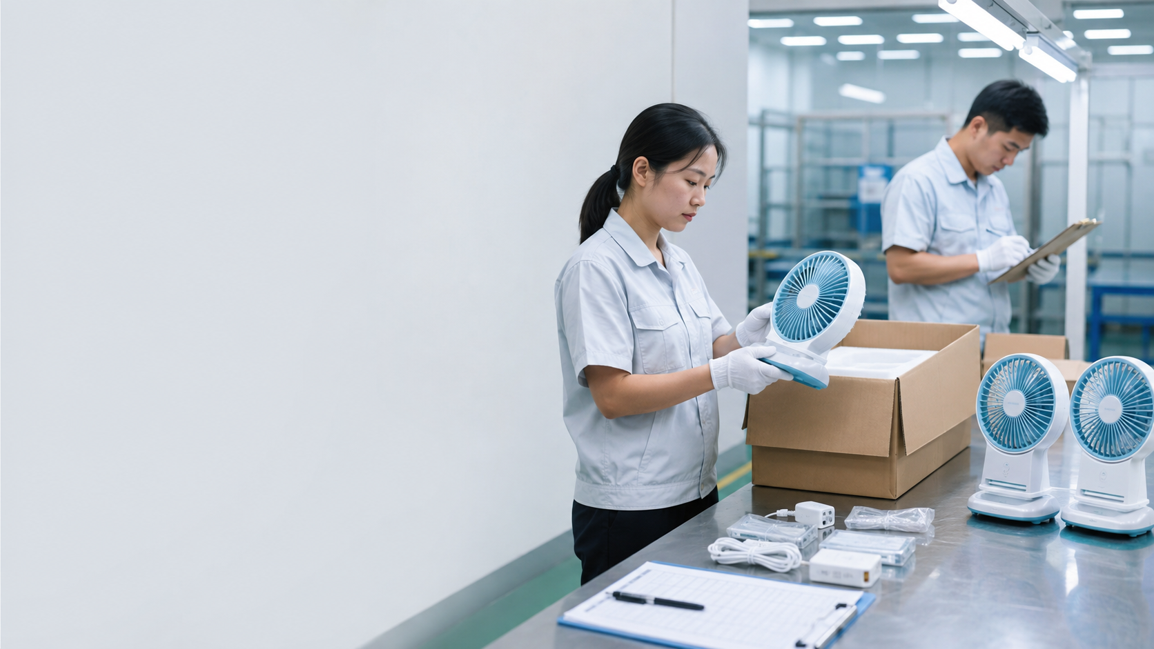 Factory Inspection Checklist for Rechargeable Fans and Portable Air Coolers — ChillNexa B2B cooling-product buyer guide editorial image