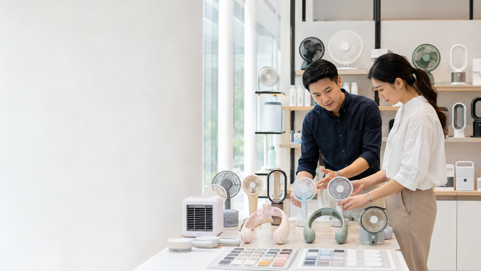 Asian retail buyers planning a summer cooling-product assortment