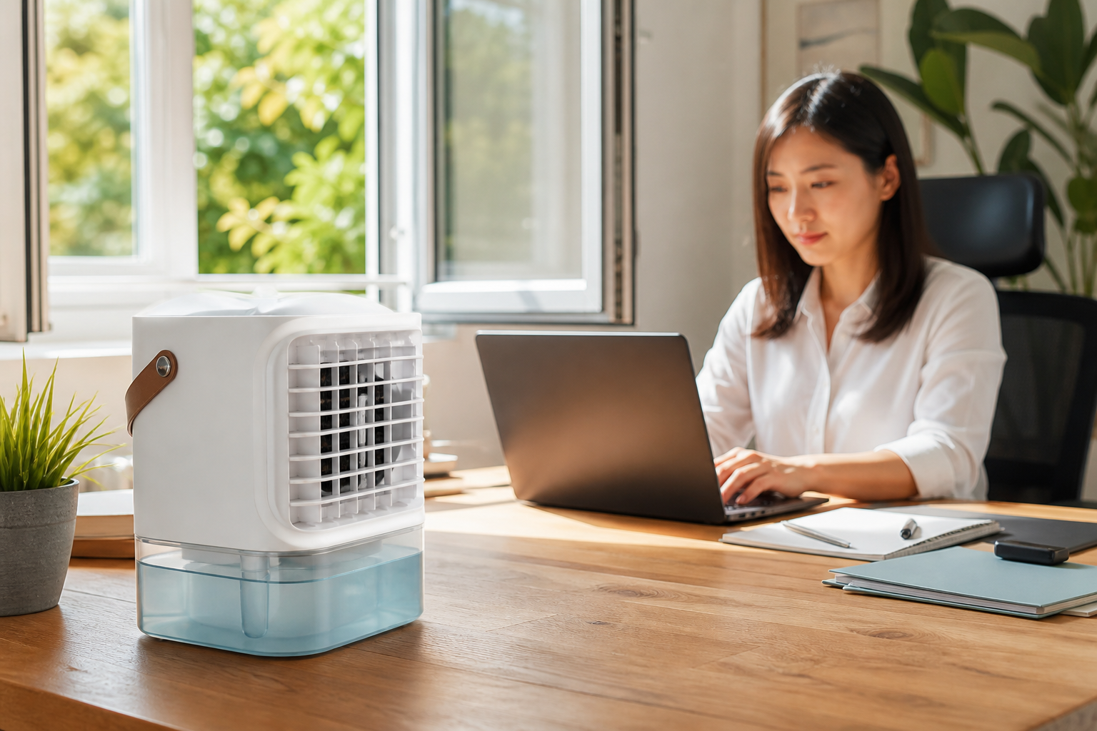 Portable Air Cooler in an intended application