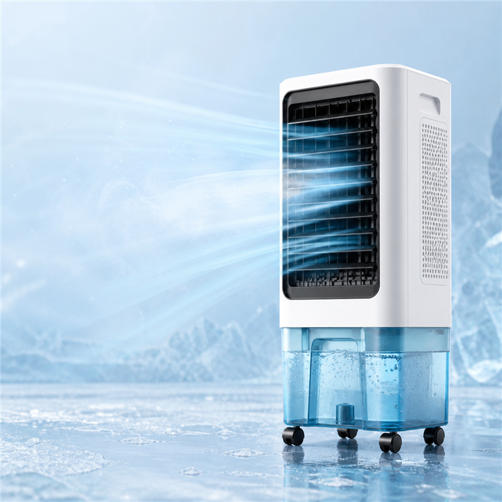 PAC-12 portable air cooler for personal cooling in compact spaces